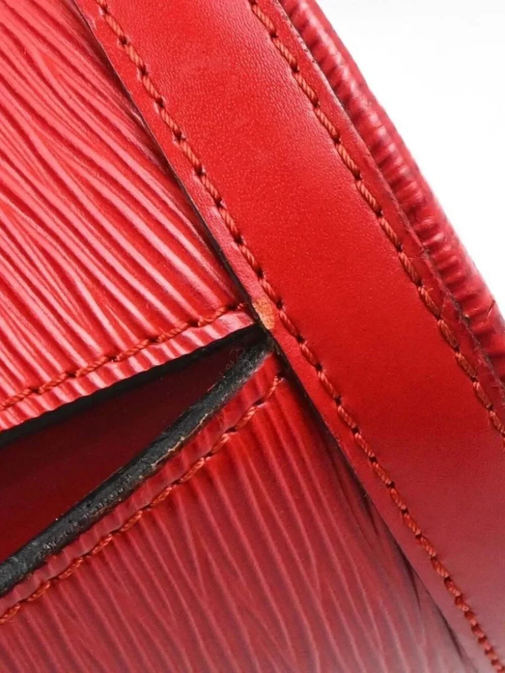 Louis Vuitton Red Epi Cluny Shoulder Bag